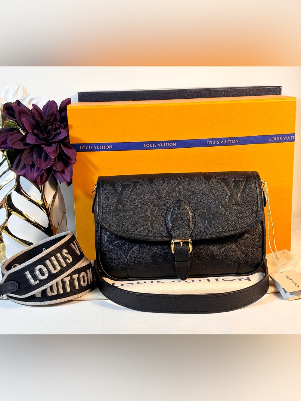 New Louis Vuitton Diane Empreinte Noir